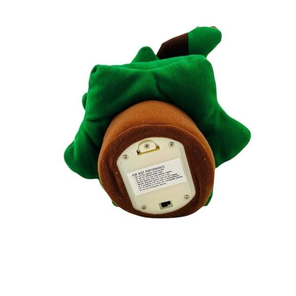 Vintage T. L. Toys Singing and Dancing Christmas Tree Musical Animated Plush Toy - Picture 6 of 11